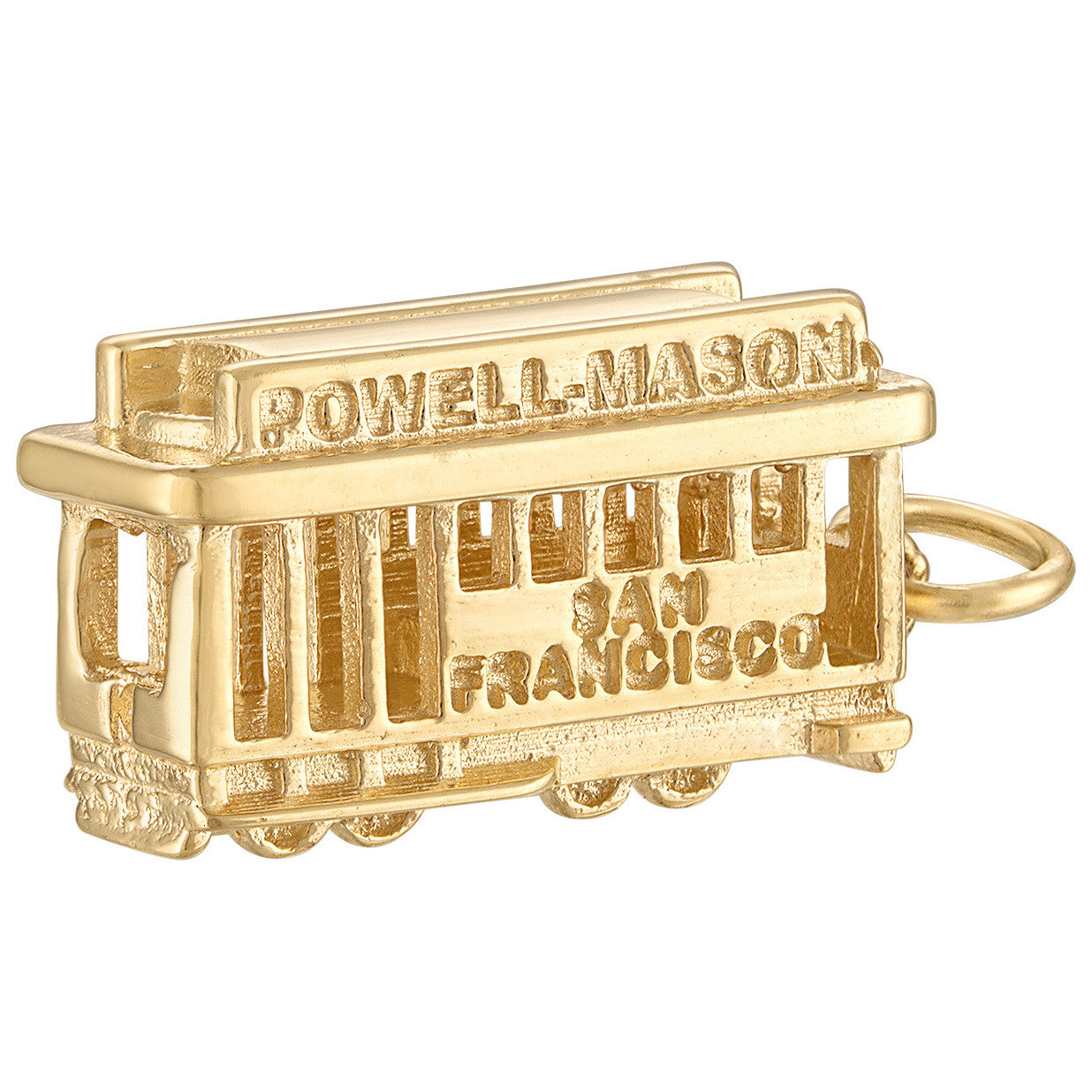 San Francisco Trolley 14K Gold Charm